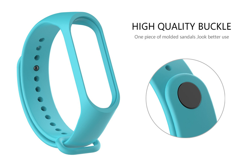 Silicone Bracelet Band Wristband Wrist Strap For Xiaomi Mi Band 4 / Mi Band 3 - Black