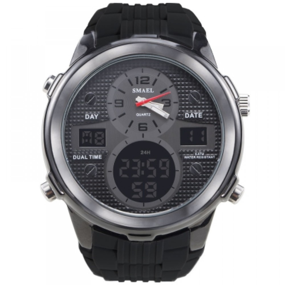 SMAEL 1273 Multi-function Stainless Steel Waterproof Sport Watch