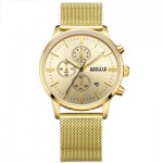Men\'S Watches Fashion Sports Quartz-Watch Stainless Steel Mesh Brand Men Watches Multi-Function Wris